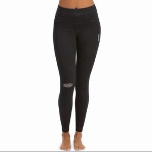 Spanx Black Distressed Women's Jeans